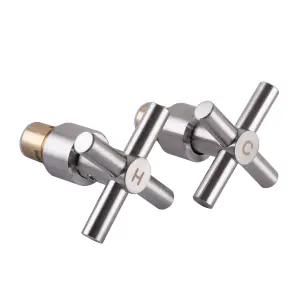 Рукоятка + Кран-букса Globus Lux DUKAT GBC-04SS-CER (2шт) №1
