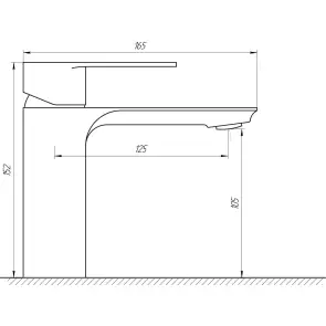 Смеситель для умывальника Globus Lux Niagara GLN-0101 №6