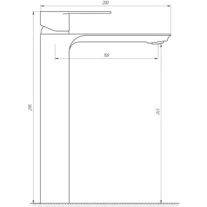 Змішувач для умивальника Globus Lux Niagara GLN-0201 №5