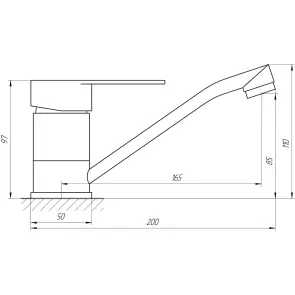 Смеситель для умывальника Globus Lux MAIN SM-203M №4