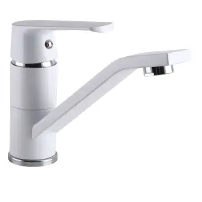Змішувач для умивальника Globus Lux Laguna GLA-0203MQ-7-WHITE №1
