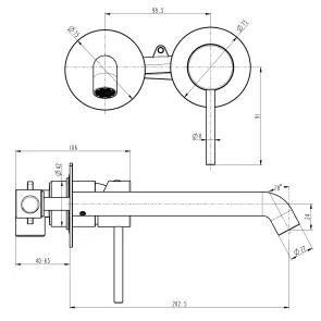Смеситель для умывальника TOPAZ LOFT TLF 32235-H39-BL №7