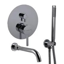 Смеситель для ванны встроенный Globus Lux LAZER Pro GLPR-202-00-SMART