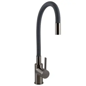 Змішувач для кухні TOPAZ MODERNO TMD-8853-H78A-PVD-GR №2