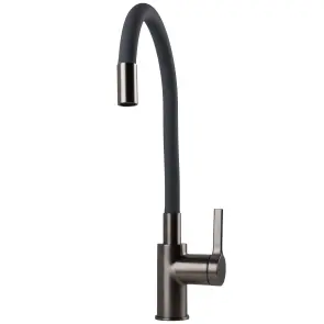Змішувач для кухні TOPAZ MODERNO TMD-8853-H78A-PVD-GR №4