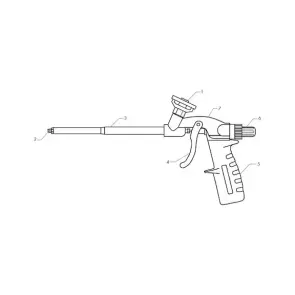 Пістолет для монтажної піни ALUMINUM №2