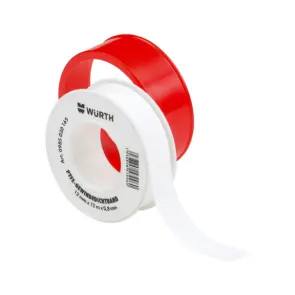 Лента для герметизации резьбы из PTFE WURTH 12х12мх0,08 №1