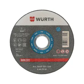 Диск отрезной для стали, Ø125 мм x 1.0 мм, RED LINE №1