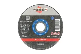 Диск отрезной для стали, Ø125 мм x 1.0 мм, WORKSHOP