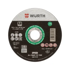 Диск отрезной SPEED PLUS, 125х1,6х22,2 №1