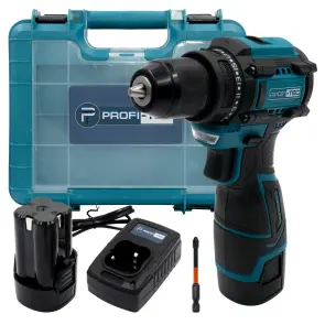 Акумуляторний шуруповерт PROFI-TEC PCD35168BL (2×PT1620 (2.0 Аг), зарядний пристрій) №10