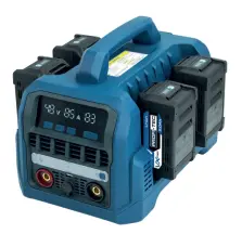 Аккумуляторный сварочный аппарат PCWM12080VX Max (4×PT2080VXmax (8.0 Aч), двухпортовое зарядное устройство)