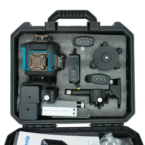 Лазерный нивелир PROFI-TEC PGL 4D 1640 (40 м, 16 линий, зеленый луч) №8