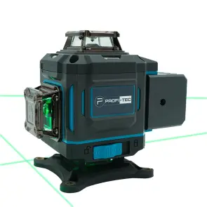 Лазерный нивелир PROFI-TEC PGL 4D 1640 (40 м, 16 линий, зеленый луч) №14