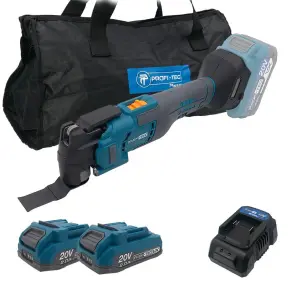 Аккумуляторный мультитул (реноватор) PROFI-TEC PCM430 UltraCore (2×PT2020VX (2.0 Ач), зарядное устройство) №2