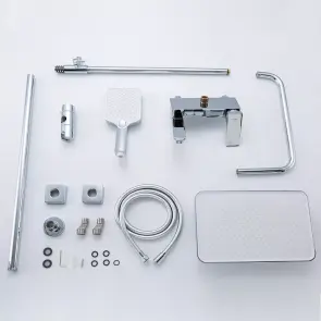Душевая система FRAP F2487, 3 функции, клавиш. переключ., хром №3