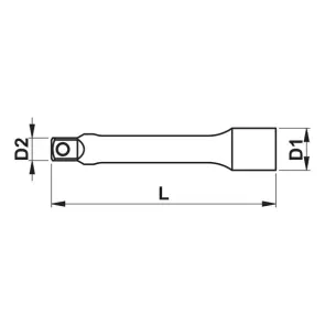 Удлинитель Wurth 1/4" 150мм №2