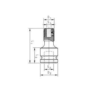 Переходник с быстросъемным патроном Wurth 3/8" 43 мм №2