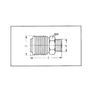 Штуцер 7.2ET G1/4'' №2