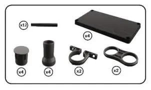 Система стелажів QBRICK SYSTEM REGULAR Low 60/30см, 4 полиці, 100кг (5901238263289) №2