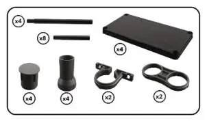 Система стелажів QBRICK SYSTEM REGULAR Mix 60/30см, 4 полки, 100кг (5901238263272) №2