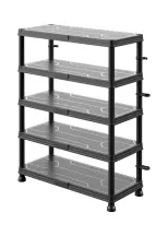 Система стелажів QBRICK SYSTEM REGULAR Low 74/32см, 5 полок, 100кг (5901238263302)