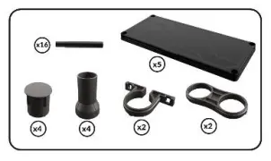 Система стелажів QBRICK SYSTEM REGULAR Low 74/32см, 5 полок, 100кг (5901238263302) №2