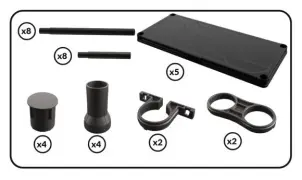 Система стелажів QBRICK SYSTEM REGULAR Mix 74/32см, 5 полок, 100кг (5901238263296) №2