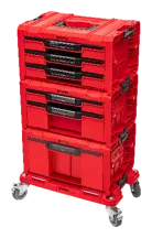 Набір ящиків QBRICK SYSTEM PRO RED DRAWER WORKSHOP SET 6, 2.0 RED ULTRA HD CUSTOM мобільна шафа (525x345x885мм) (5901238260370)