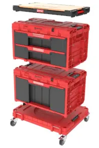 Набор ящиков QBRICK SYSTEM ONE WORKSHOP DRAWERS SET 7 RED ULTRA HD CUSTOM (780х540х650мм) (5901238262480) №1