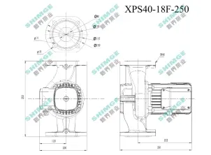 Циркуляционный насос Shimge XPS40-18F-250 №2