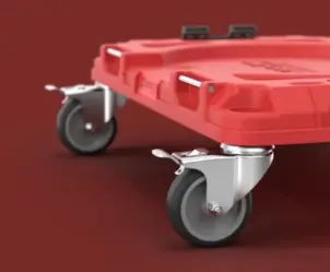 Платформа на колесах, 20", 520x340x160, SYSTEM PRO Transport Platform Red, SKRQTPPROCZEPG003, QBRICK №5