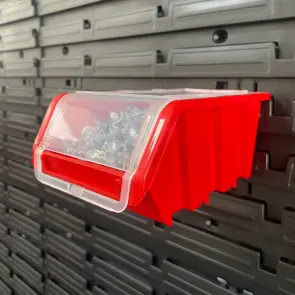 Ємність для зберігання з кришкою, червоний, 155x100x70, TRUCK PLUS, KTR16F-3020, Kistenberg №3