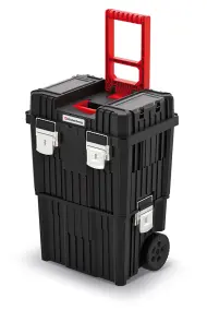 Ящик для інструментів на колесах, 18", 450x360x640 + ручка, HEAVY tool box, KHVWM, Kistenberg №1
