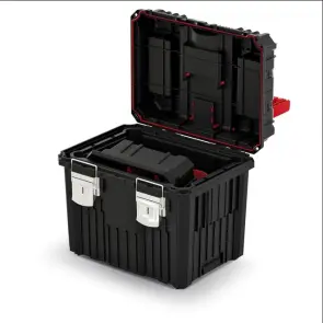 Ящик для інструментів на колесах, 18", 450x360x640 + ручка, HEAVY tool box, KHVWM, Kistenberg №7