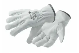 Перчатки рабочие Hoegert KINZIG HT5K734-10 кожаные белые, 10