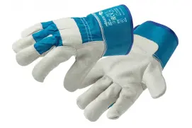 Перчатки рабочие Hoegert LEINE Canadian HT5K731-11 кожаные синие, 11