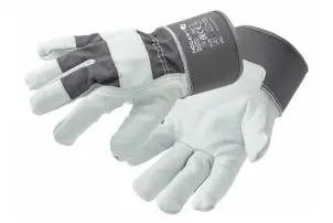 Рукавички робочі Hoegert SALZACH HT5K732-9 шкіряні графіт, 9 №1