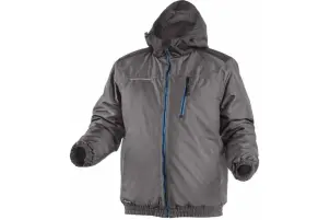 Куртка Hoegert MOZEL HT5K242-M утеплена 100% поліестер графіт, M (50) №1