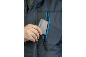 Куртка Hoegert REN HT5K247-3XL утеплена 100% поліестер темно-синя, 3XL (58) №3