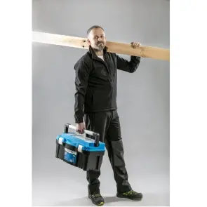 Куртка Hoegert BIESE HT5K258-L SoftShell 96% поліестер/4% еластан чорна, L (52) №5