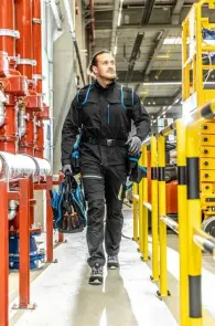 Куртка робоча Hoegert REETZ HT5K823-M 58% бавовна/40% поліестер/2% еластан чорна, M (50) №9