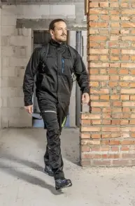 Куртка робоча Hoegert REETZ HT5K823-2XL 58% бавовна/40% поліестер/2% еластан чорна, 2XL (56) №10