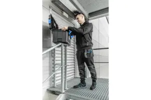Штани спортивні/робочі Hoegert TREBEL HT5K902-M з кишенями 65% бавовна/35% поліестер чорні, M (50) №5