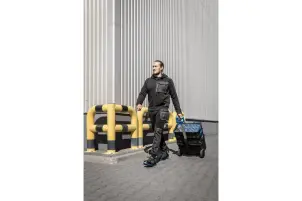 Штани спортивні/робочі Hoegert TREBEL HT5K902-XL з кишенями 65% бавовна/35% поліестер чорні, XL (54) №7