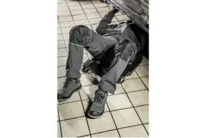 Штани робочі Hoegert LEMBERG HT5K802-1-L 65% поліестер/35% бавовна темно-сірі, L (52) №6
