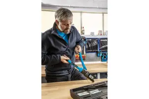 Кофта Hoegert PASADER HT5K383-M 100% полиэстер темно-синяя, M (50) №3