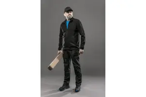 Кофта Hoegert PASADER HT5K384-2XL 100% поліестер чорна, 2XL (56) №3