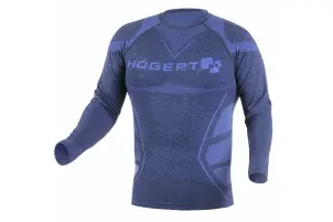 Термобілизна Hoegert OSTE HT5K390-XL-2XL безшовна футболка 65% нейлон/35% поліестер синя, XL-2XL (54-56) №1