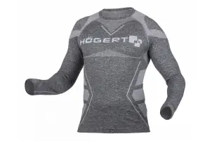 Термобілизна Hoegert OSTE HT5K392-M-L безшовна футболка 65% нейлон/35% поліестер сіра, M-L (50-52) №1